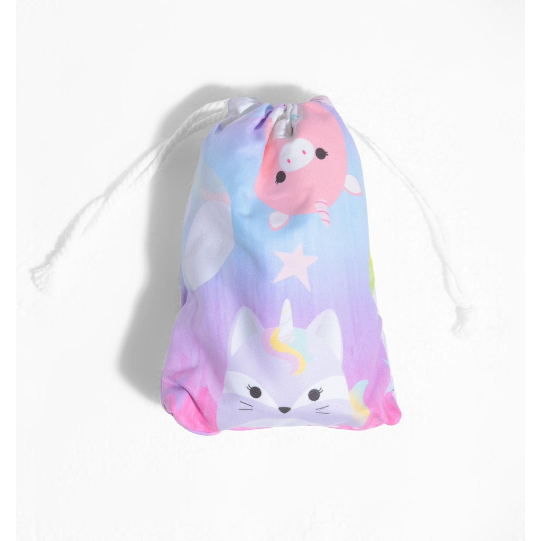 Toalla Capucha Squishmallow Estrellas 2-4 Años