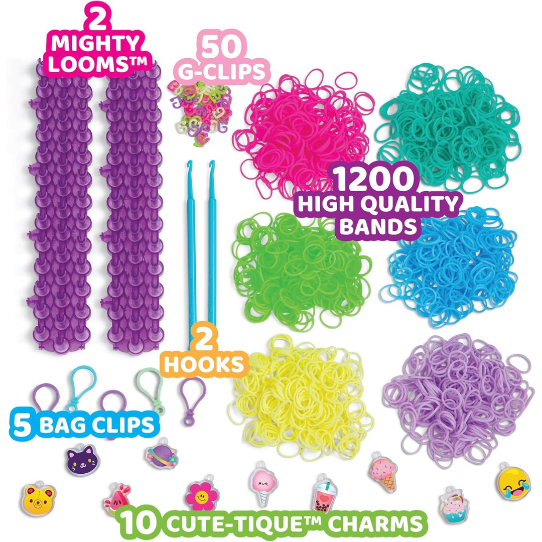 Rainbow Loom - Kit de pulseras Mighty Loom