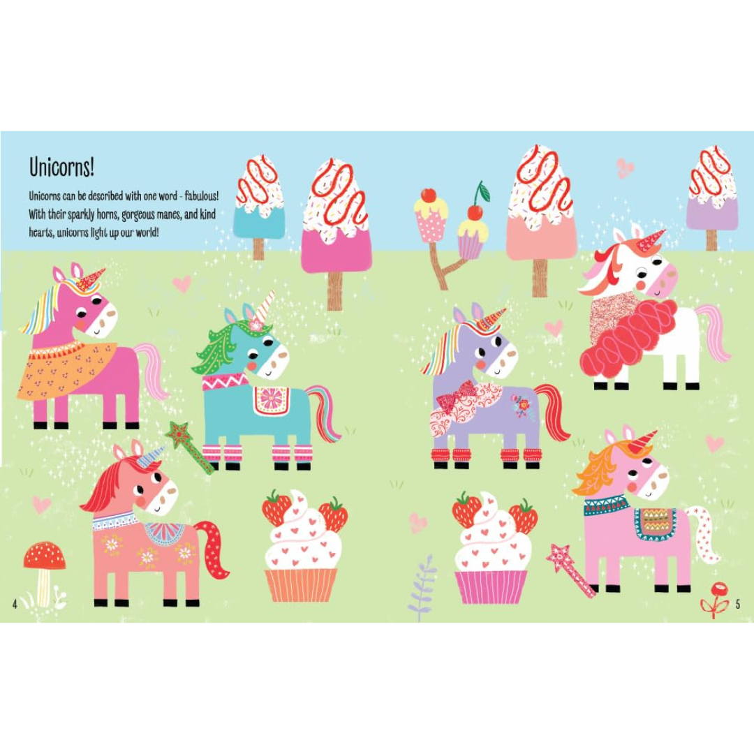 Libro de Stickers - My Sticker Dress-Up: Magical Creatures: Reusable Sticker Activity Book for Endless Creative Play!