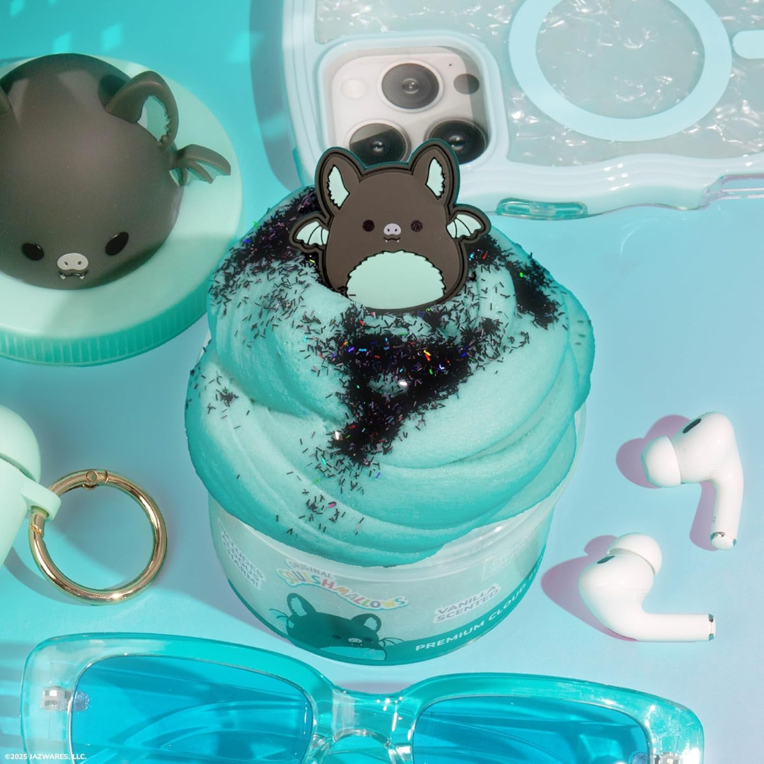 Squishmallows - Slime Aldous the Fruit Bat Premium Nube Rosa