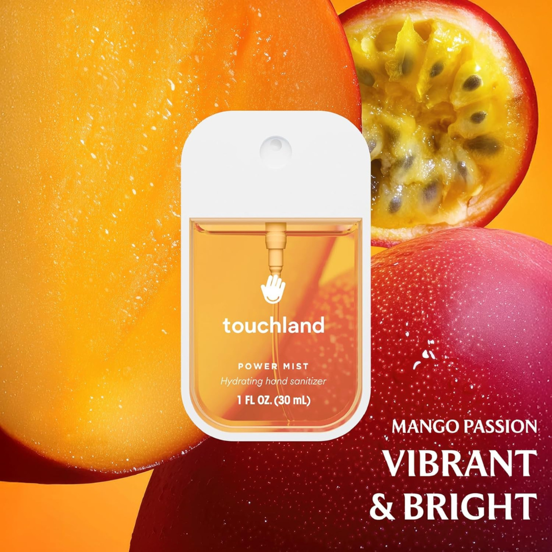 Touchland Power Mist Spray - Desinfectante de manos hidratante Mango Passion
