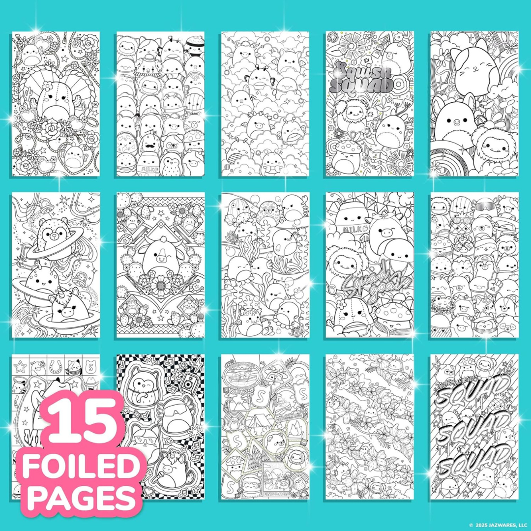 Original Squishmallows - Cuaderno Color & Sketch Set