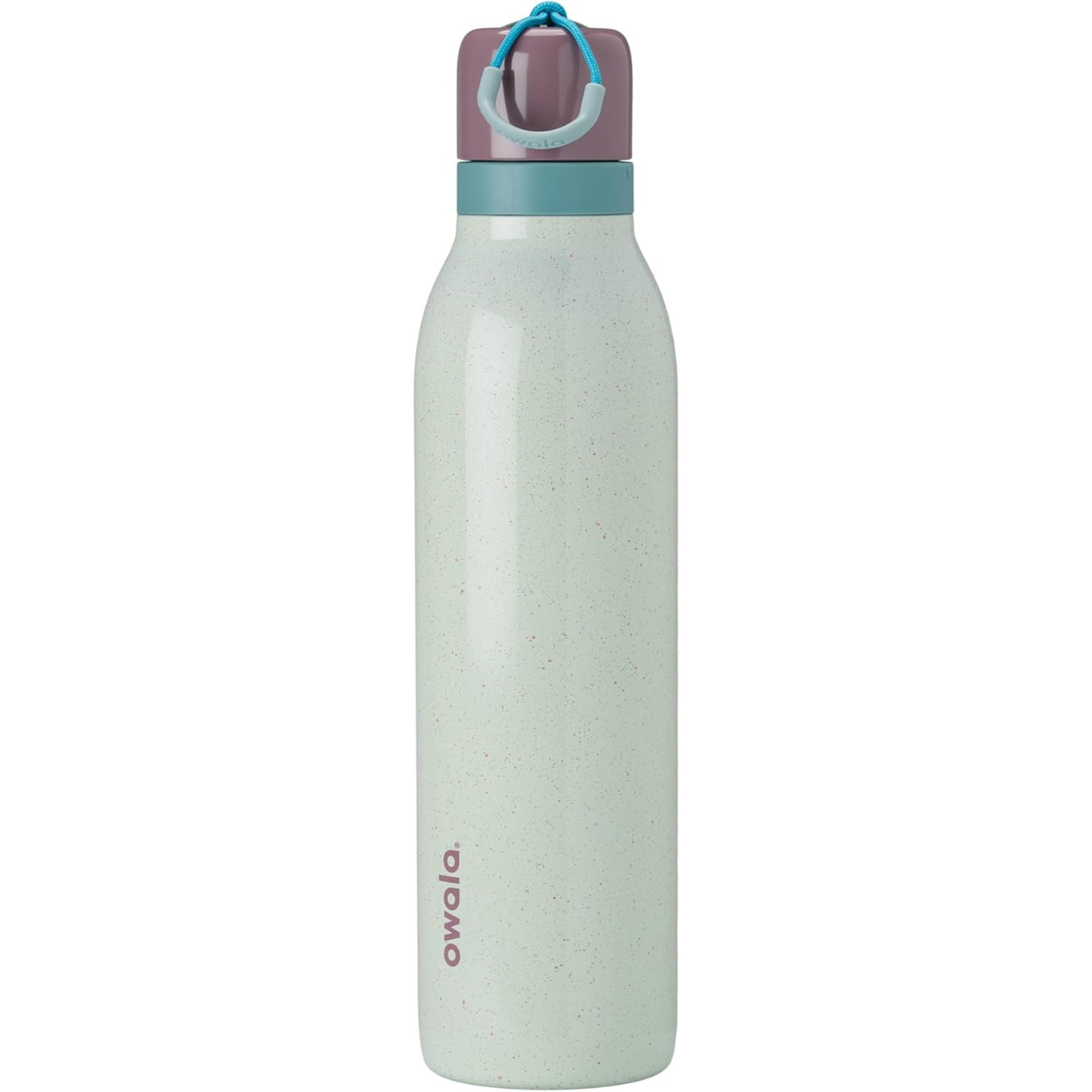 Owala FreeSip - Botella de agua de acero inoxidable 24 onzas (Confetti)