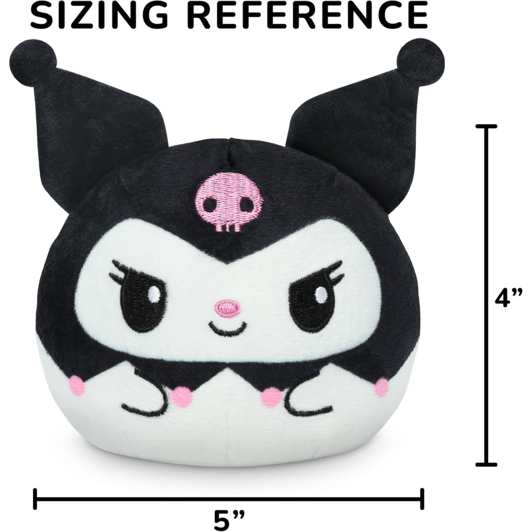 TeeTurtle Hello Kitty and Friends Peluche Reversible - Kuromi and My Melody