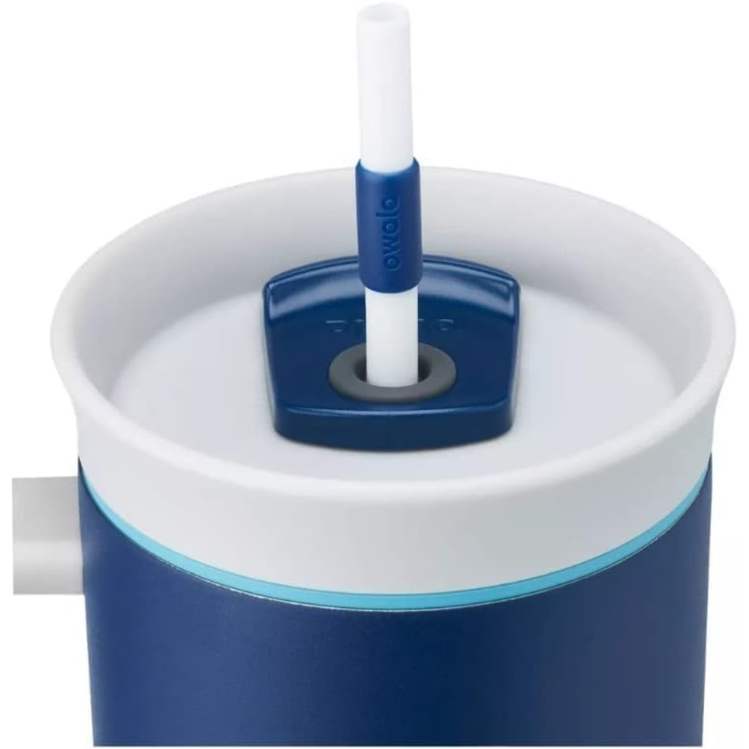 Owala - Vaso de viaje aislado de acero inoxidable (Saltwater Starfish)