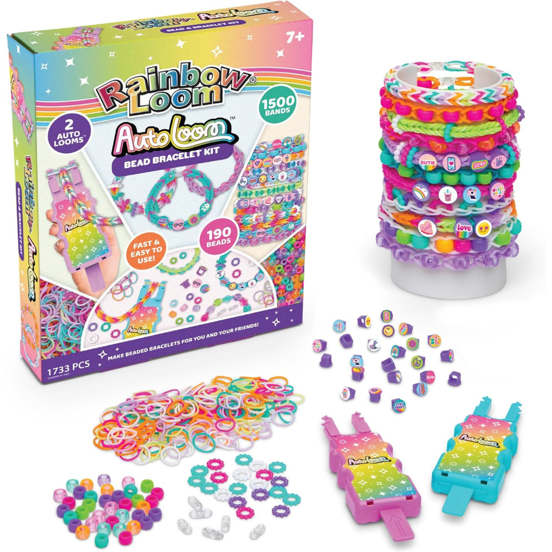 Rainbow Loom: Autoloom Twin - Kit de manualidades de pulsera