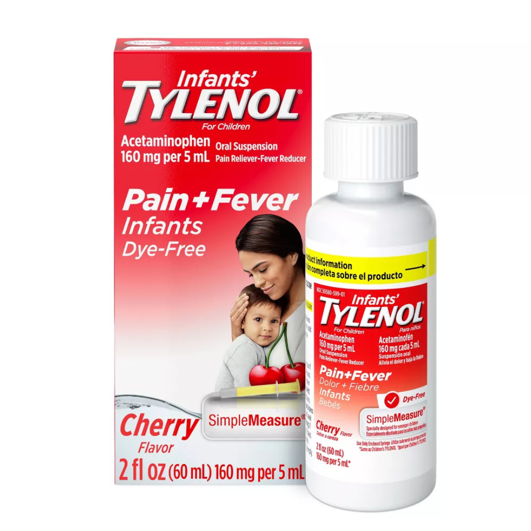 Tylenol para Bebés - Sabor a Cereza 2 fl oz