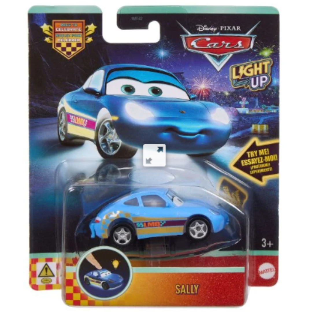 Mattel Disney Pixar Cars - Race to Celebrate Light Up Sally