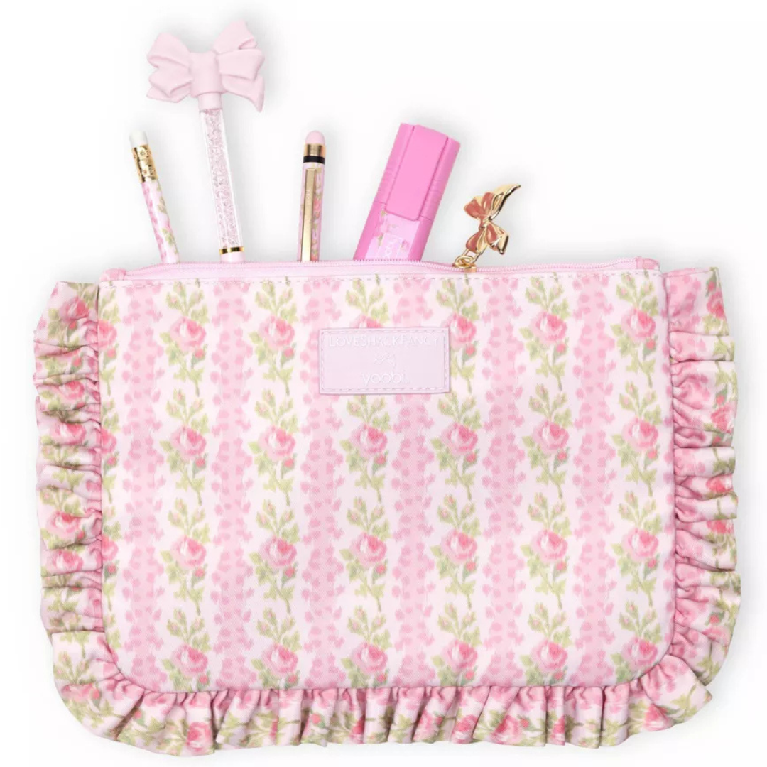 LoveShackFancy x Target - Blooming Heirloom Cartuchera Strawberry Macaroon