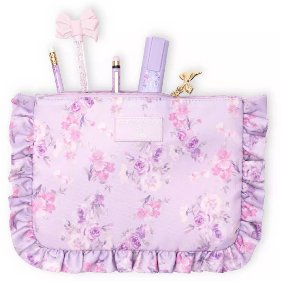 LoveShackFancy x Target - Yoobi Happy Thoughts Cartuchera Hibiscus