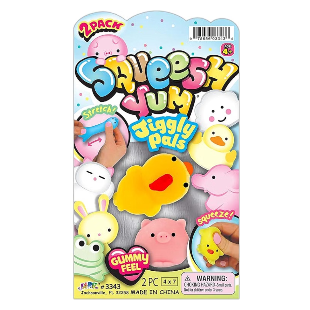 JA-RU Squeesh Yum - Mini animales Mochi