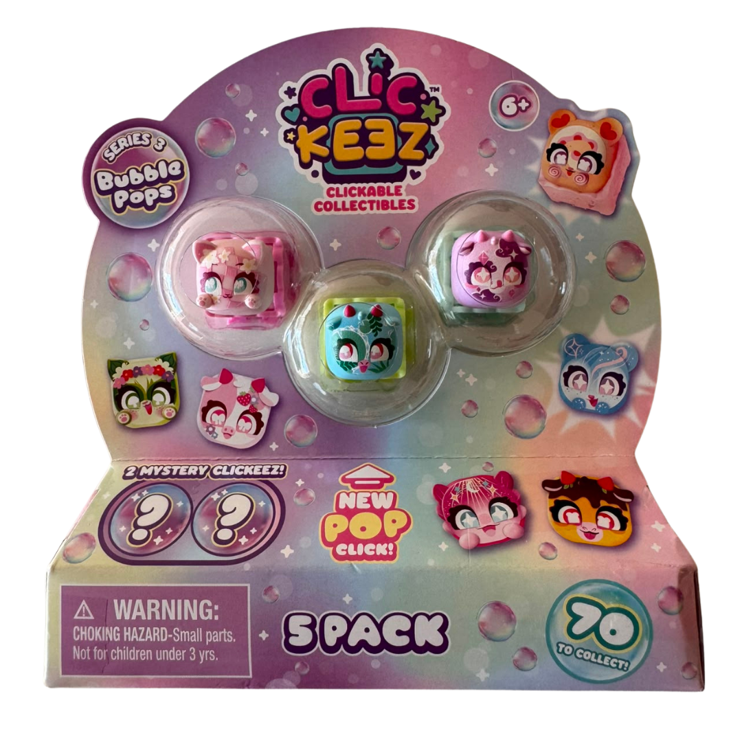 Clickeez - Pack de dos teclados de personajes Serie 3 (Paquete de 5)