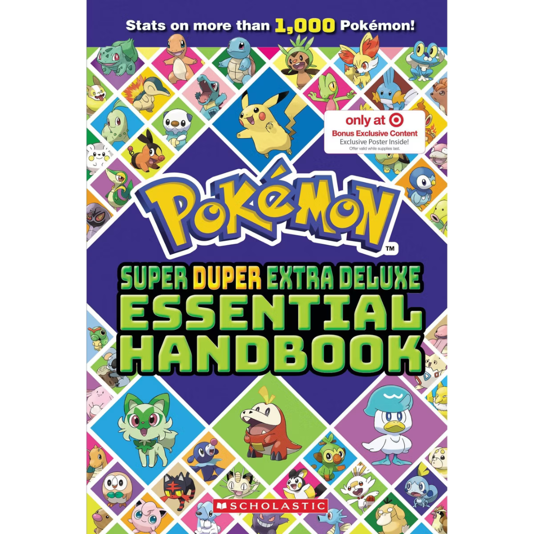 Pokémon: Super Duper Extra Deluxe Essential Handbook – Edición Exclusiva de Target (Tapa Dura)