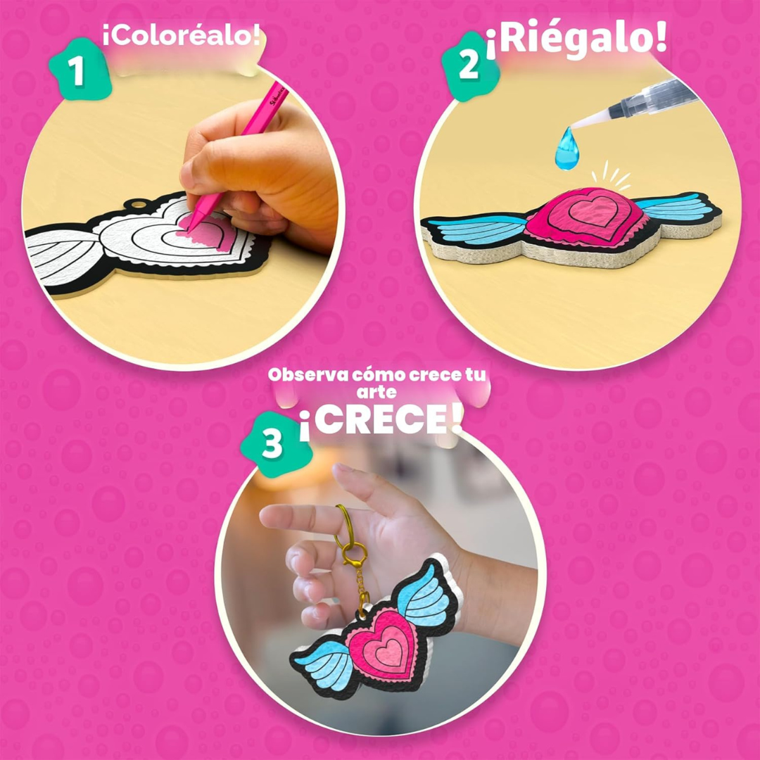 Skillmatics Aqua Puffs - Kit de arte 3D Girl Power