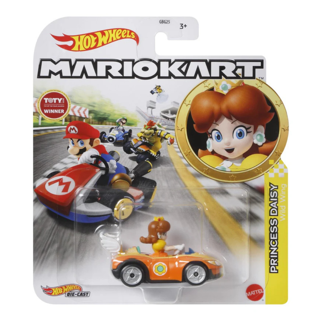 Hot Wheels Mario Kart - Princess Daisy Wild Wing