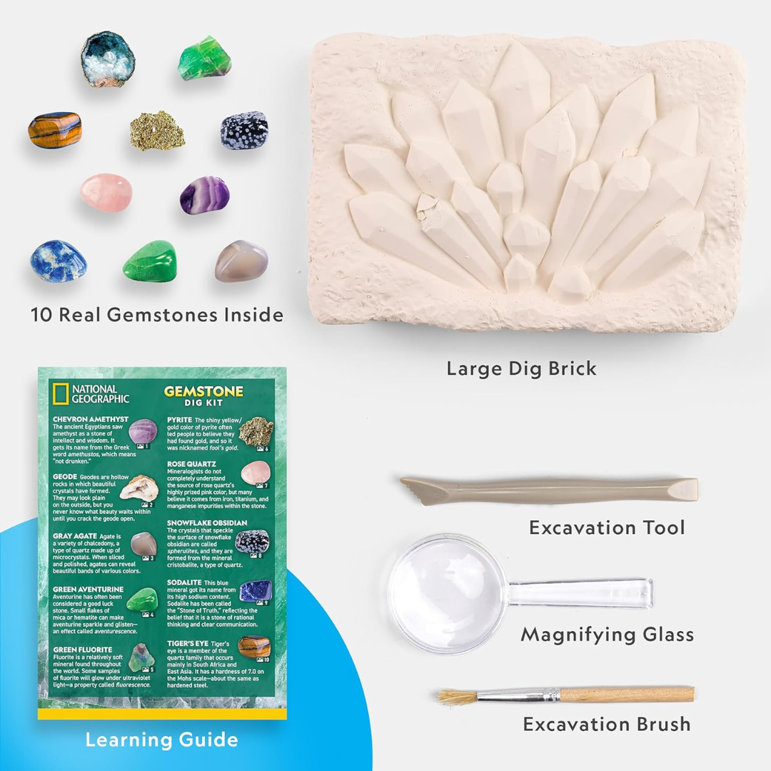 National Geographic Super Gemstone Dig Kit