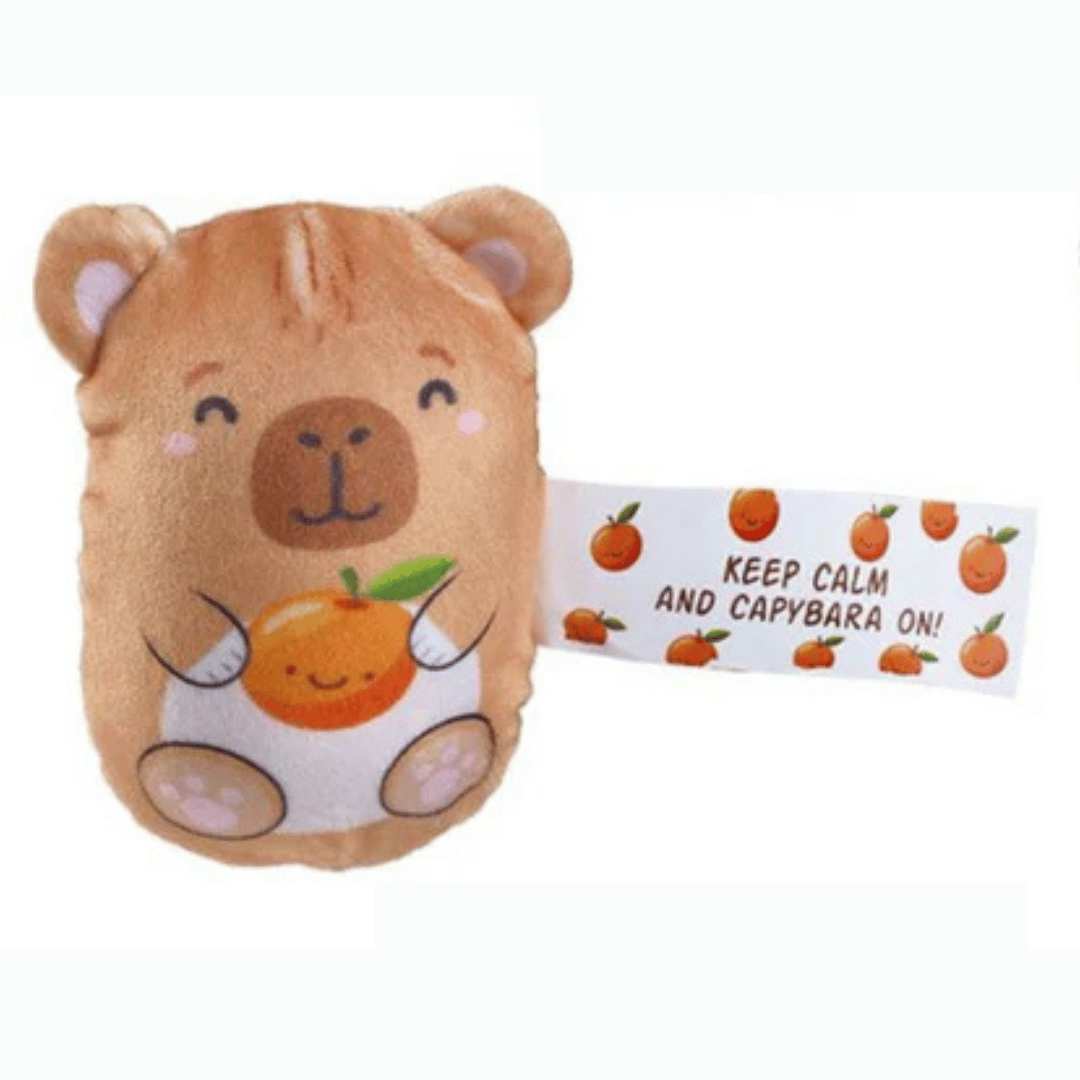 Bubble Stuffed Squishy Friends - Emotional Support Edition (Charlie the brown Capybara)