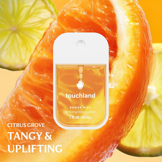 Touchland Power Mist Spray - Desinfectante de manos hidratante Citrus Grove