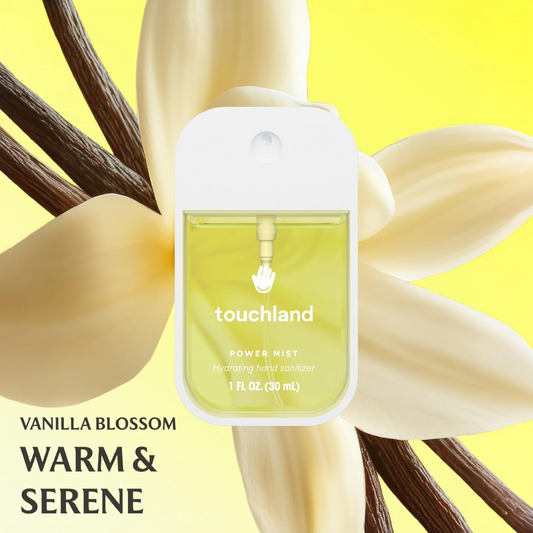 Touchland Power Mist Spray - Desinfectante de manos hidratante Vanilla Blossom