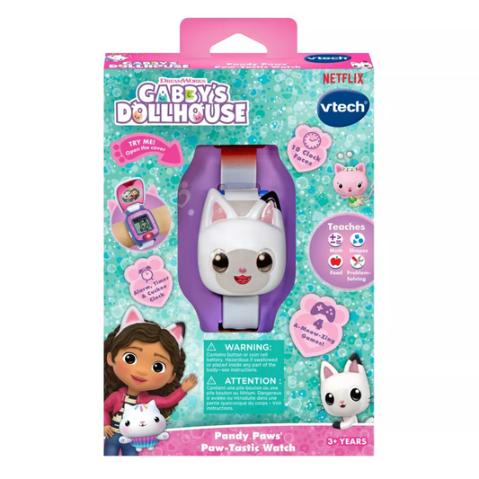 VTech - Reloj de aprendizaje Gabby's Dollhouse Pandy Paws
