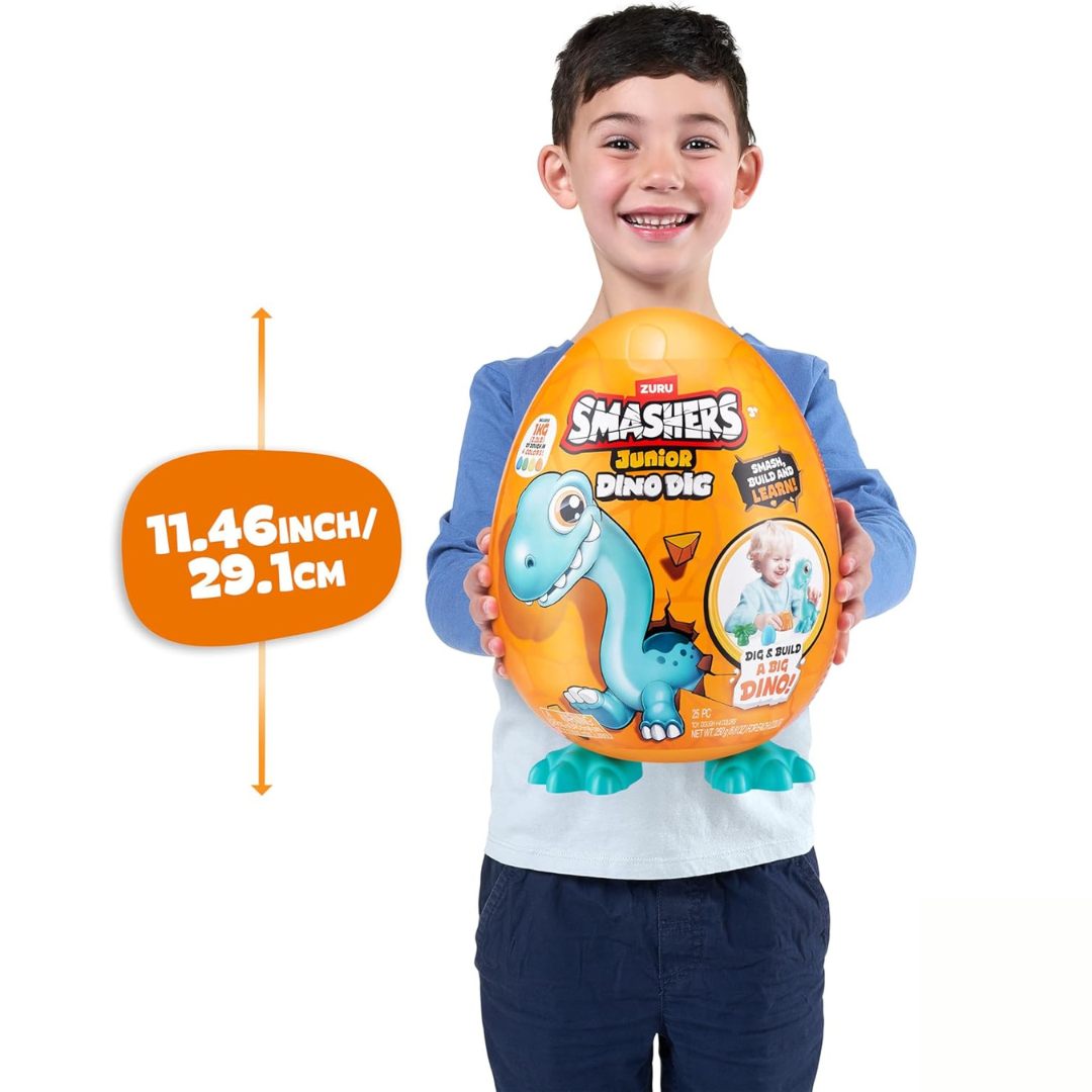 Smashers - Junior Dino Dig Huevo grande (Triceratops)
