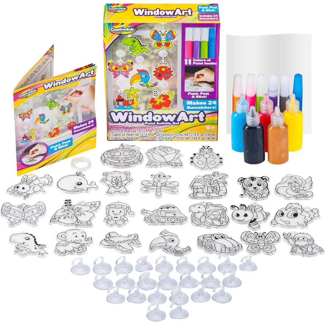 Creative Kids - Kit de arte de ventana