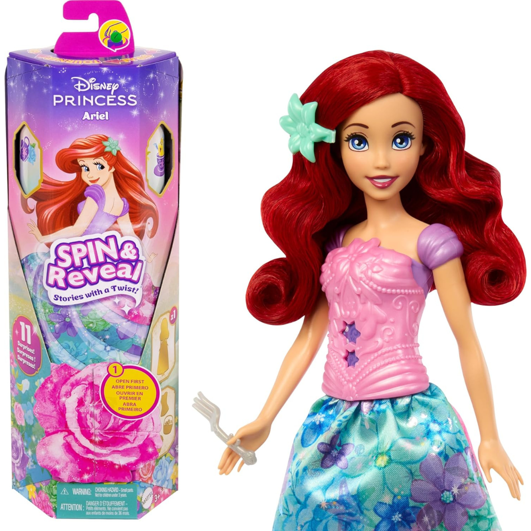 Muñeca Disney Princess - Spin & Reveal Ariel