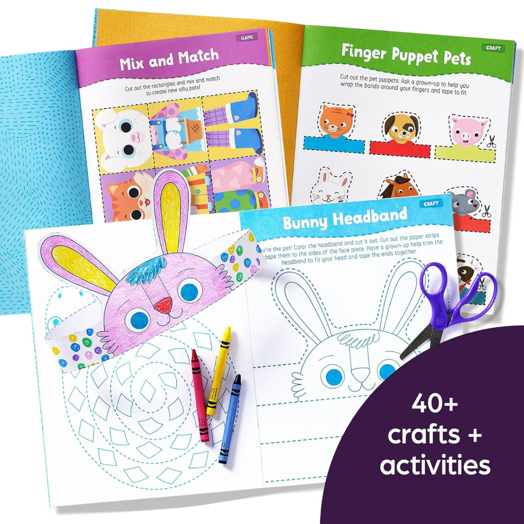 Libro de Actividades - Cut, Paste, and Create Pets: Highlights Activity Book