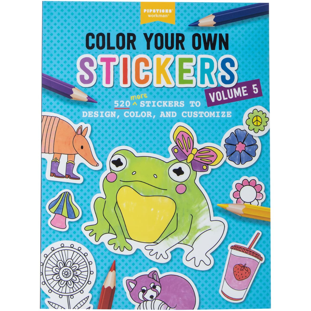 Libro de Stickers - Color your own stickers book volume 5