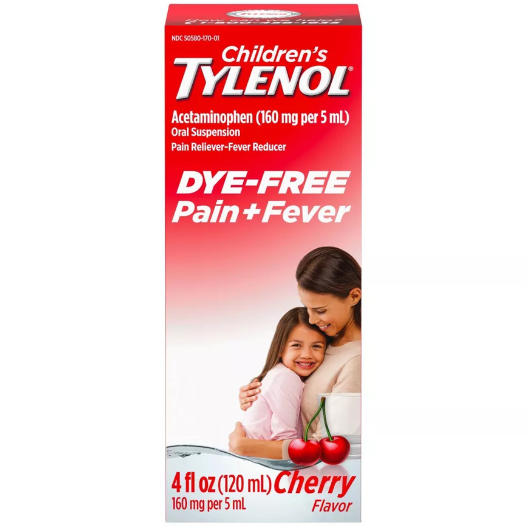 Tylenol para Niños 2-11 Años - Sabor a Cereza 4 fl oz