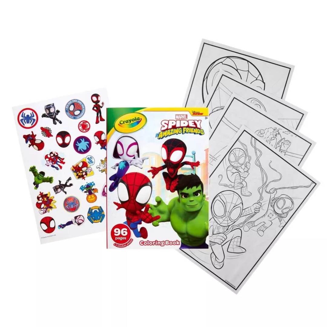 Libro para colorear - Spidey and His Amazing Friends