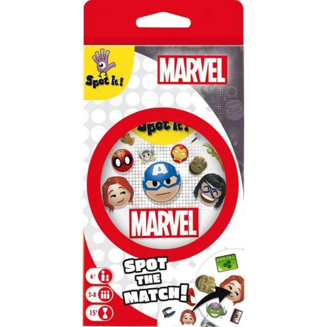 Spot It! Juego de cartas de Marvel