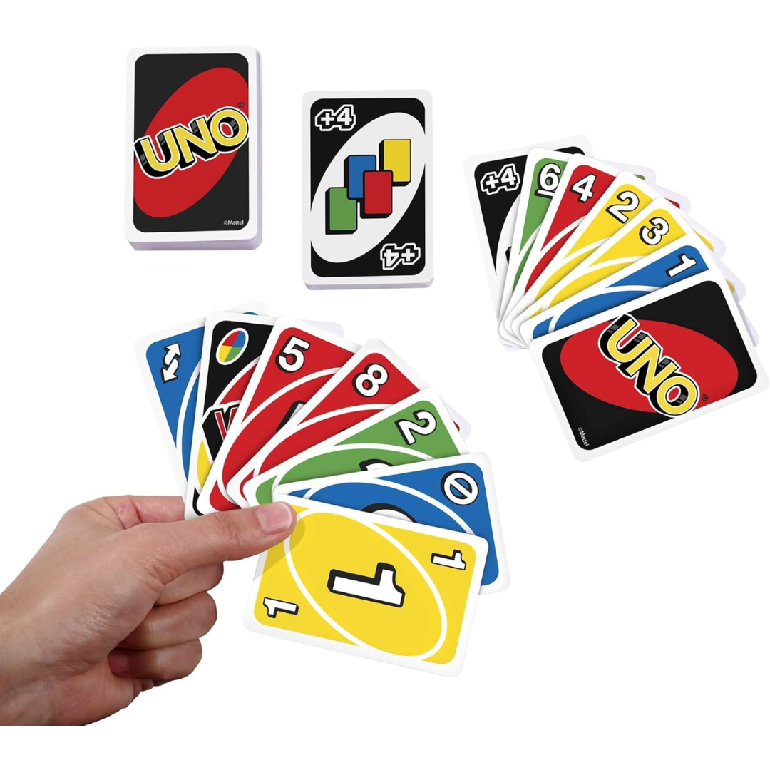 Juego de mesa UNO - Clásico Juego de Colores y Números