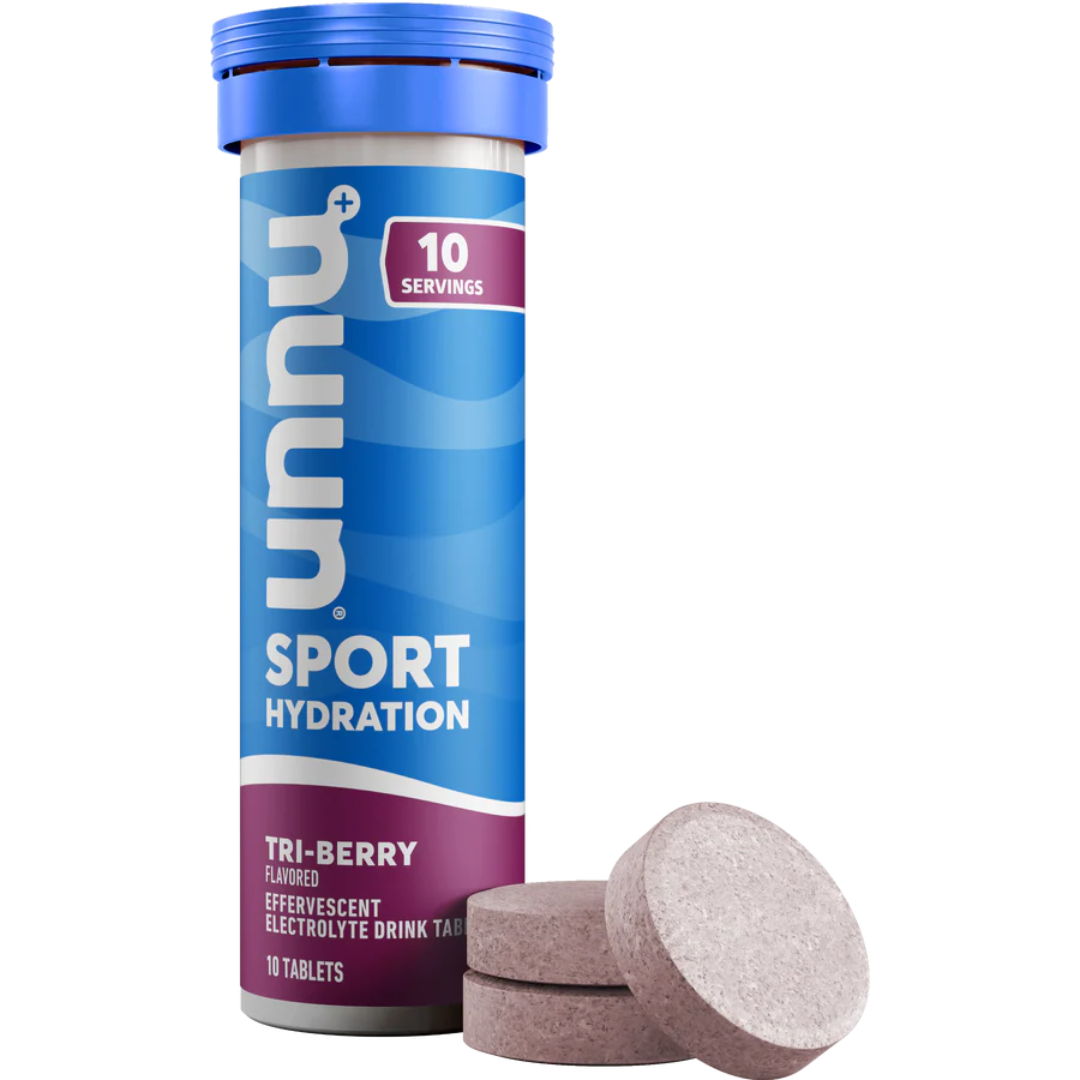 NUUN Sport Hydration - 10 Tabletas de electrolito (Tri-Berry)