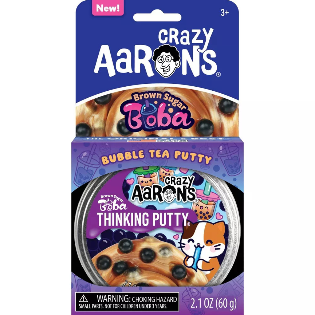 Crazy Aaron's Boba Tea - 3.5" Lata Thinking Putty