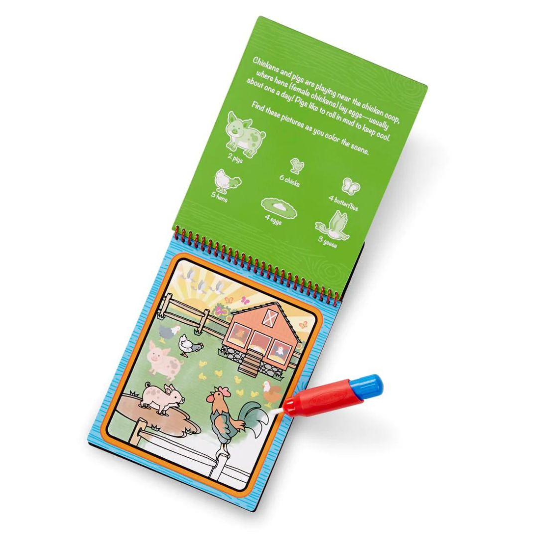 Melissa & Doug Water Wow - En la Granja