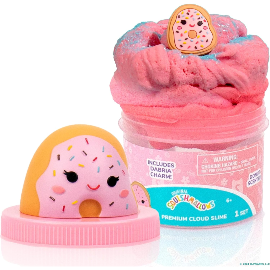 Squishmallows - Slime Dabria The Donut  Premium Nube Rosada
