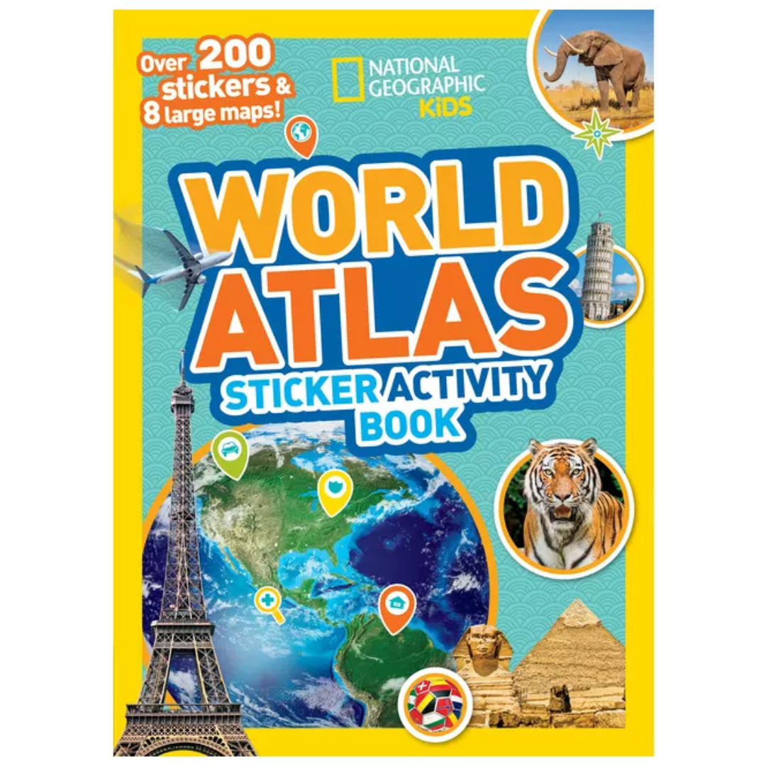 National Geographic Kids World Atlas Sticker Activity Book