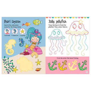 Libro de Actividades - Big Stickers for little hands:My Unicorns and Mermaids Sticker Book