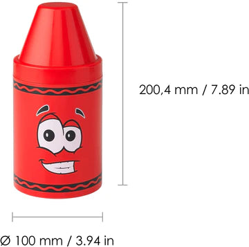 Crayola - Caja de almacenamiento con punta colorida Small