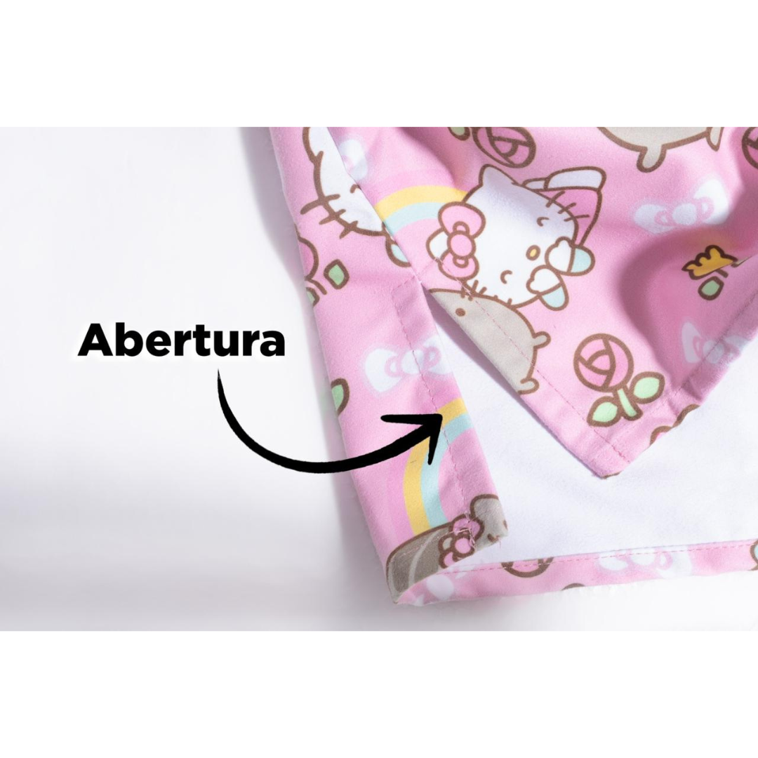 Toalla Capucha Hello Kitty 2-4 Años