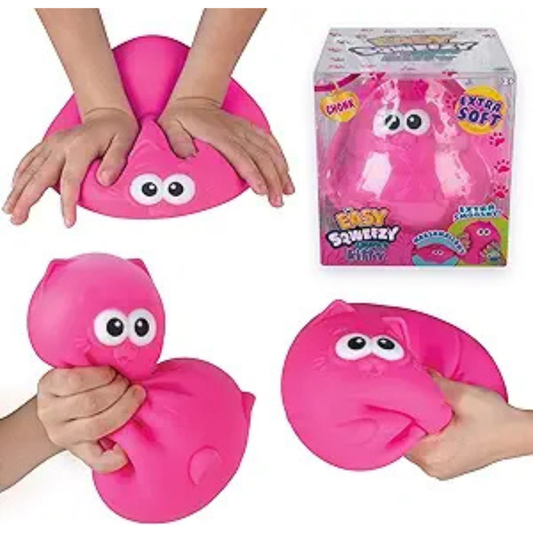 ORB Easy Sqweezy - Gatito Chunky Rosado