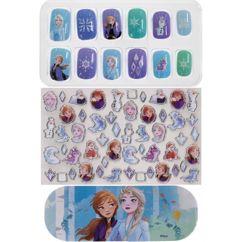 Juego de arte de uñas Frozen- Paquete con kit de arte de uñas Frozen