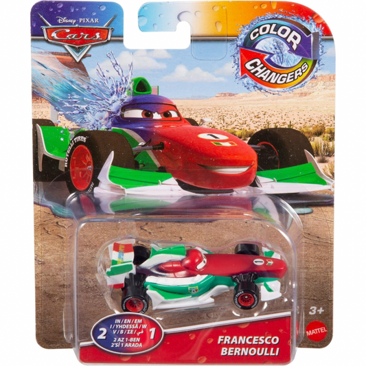 Mattel Disney Pixar Cars Color Changers Francesco Bernoulli