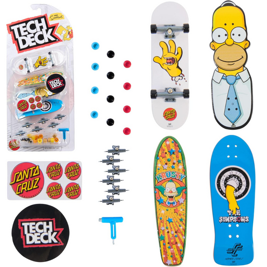 Pack de Patinetas Tech Deck - Santa Cruz Simpsons