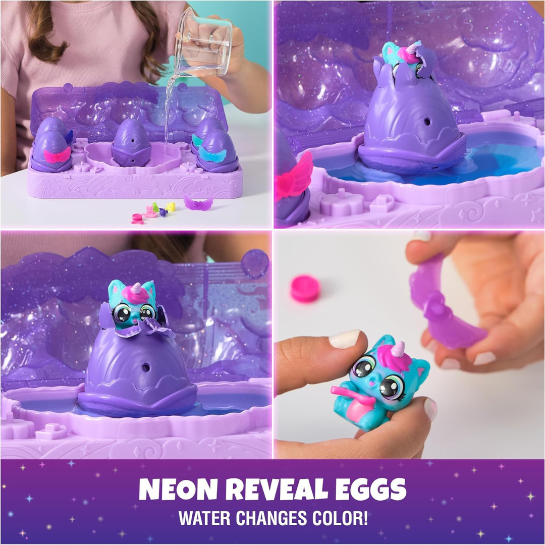 Hatchimals Alive - Neon Rainbow Egg Cartón