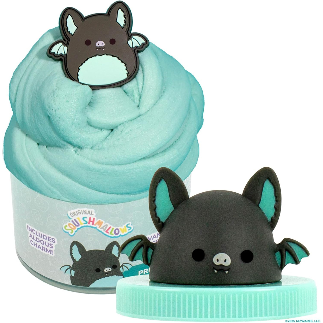 Squishmallows - Slime Aldous the Fruit Bat Premium Nube Rosa