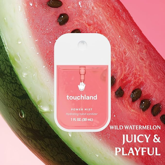 Touchland Power Mist Spray - Desinfectante de manos hidratante Wild Watermelon