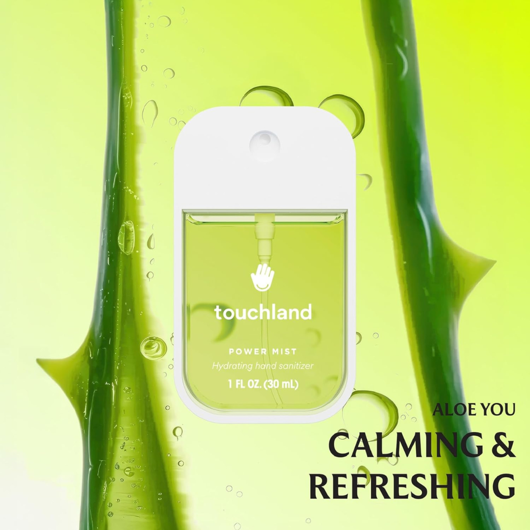 Touchland Power Mist Spray - Desinfectante de manos hidratante Aloe You