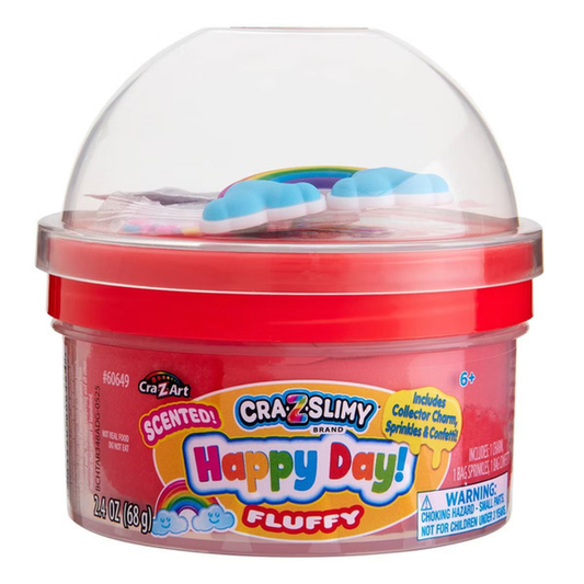 Cra-Z-Slimy - Slime Dome Red Happy Day